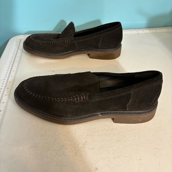 Calvin Klein Vance brown suede slip on loafers in size 10.5 - Picture 9 of 10